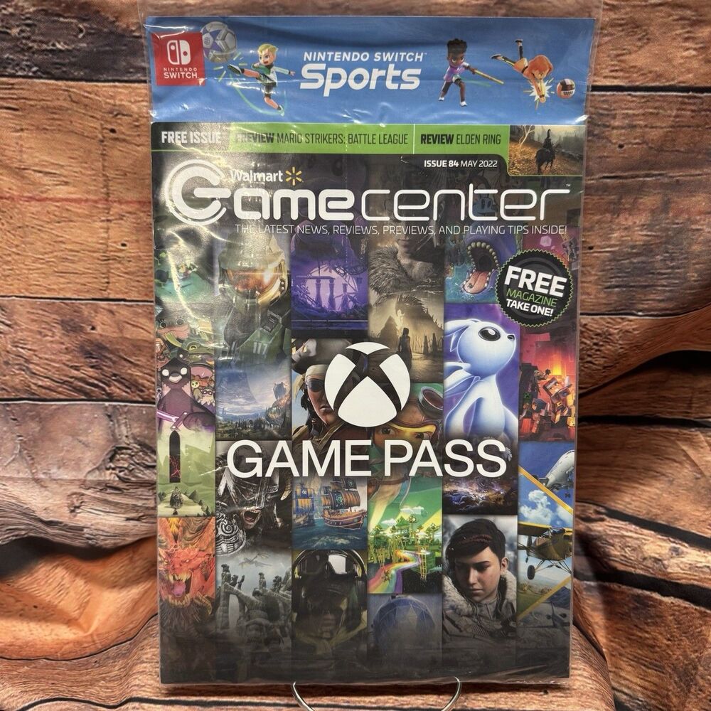 Walmart Gamecenter Magazine 84 May 2022 Xbox Game Pass Nintendo Switch Sports